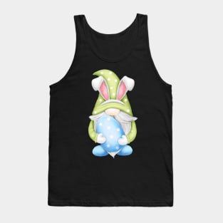 Easter Gnome bunny Tank Top